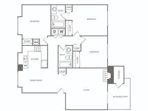 Three Bedroom Renovated | 3 bed 2 bath | 1150 sq ft