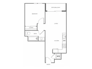 1b | 1 bed 1 bath | from 645 square feet