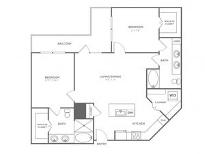 The Hobby | 2 bed 2 bath | from 1161 square feet