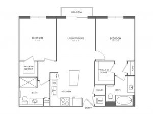 Picasso | 2 bed 2 bath | from 989 square feet