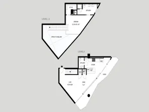 The Skyline - Loft | 1 bed 2 bath | from 1081 square feet