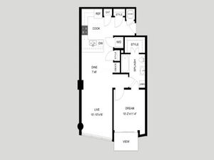 The Lady Bird | 1 bed 1 bath | from 779 square feet
