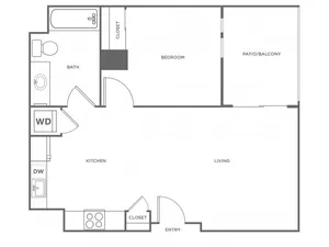 1c | 1 bed 1 bath | from 665 square feet