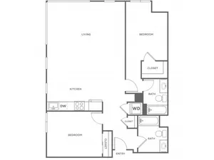 2g | 2 bed 2 bath | from 1254 square feet