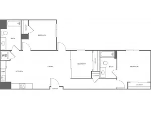 3a | 3 bed 2 bath | from 1075 square feet