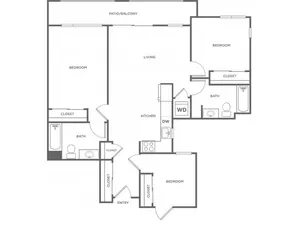 3b | 3 bed 2 bath | from 1070 square feet