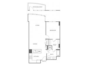Plan 6 | 1 bed 1 bath | from 720 square feet