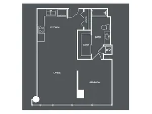 A9 | 1 bed 1 bath | from 812 square feet