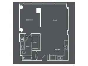 A15 | 1 bed 1 bath | from 851 square feet