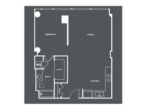A11 | 1 bed 1 bath | from 799 square feet