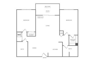 Plan C | 2 bed 2 bath | from 997 square feet