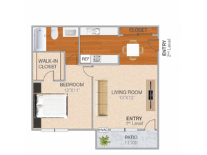 Dunsmuir | 1 bed 1 bath | from 538 square feet