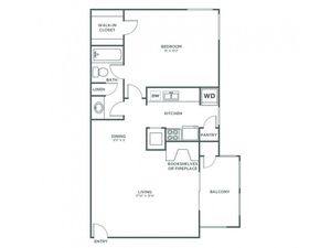 Aspen (706 SF)