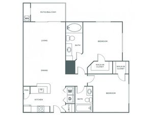 Cardinal | 2 bed 2 bath | from 1032 square feet