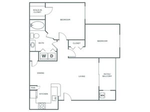 Starling Renovated | 2 bed 1 bath | from 922 square feet