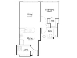 1n1 | 1 bed 1 bath | from 670 square feet