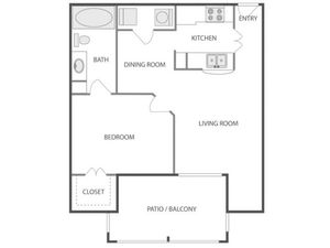 A2A - Tailored | 1 bed 1 bath | from 695 square feet