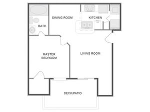 A2 - Tailored | 1 bed 1 bath | from 643 square feet