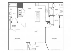 Lime | 2 bed 2 bath | from 1093 square feet