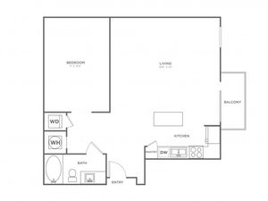 Studio (856 SF)