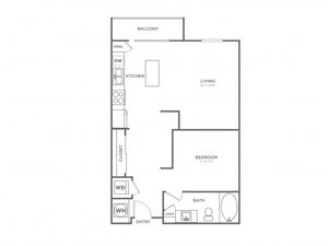 Studio (717 SF)