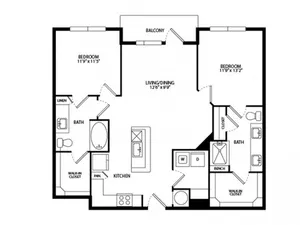 B1F 1070 Square Feet