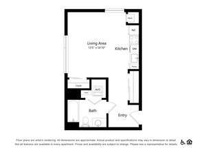 S9 | Studio | 445 SF