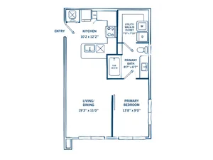 One Bedroom Floor Plan