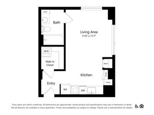 S6F | Studio | 395 SF