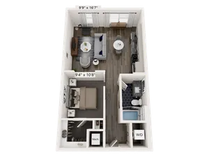 S1. |1 Studio | 690 sf