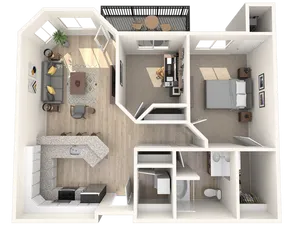 1 bedroom 1 bathroom garrison