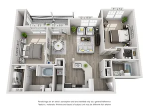 Harlowe_B1_2b 2b 1151 sqft