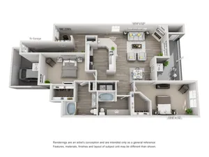 Harlowe_B3_2b 2b 1311 sqft