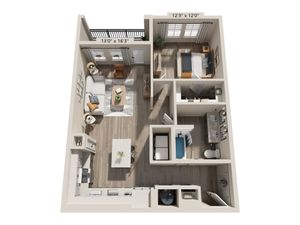 a3h | 1X1 | 822 sf