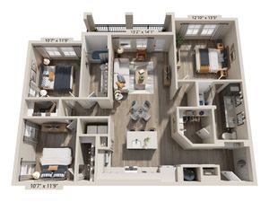 c1h | 3x2 | 1359 sf