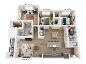 C2 | 3x2 | 1372 sf