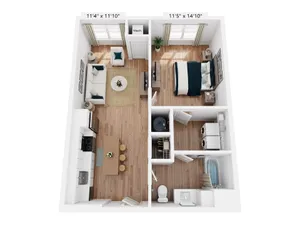 A2H | 1x1 | 704 sq ft
