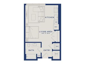 S2 | studio | 505 sf