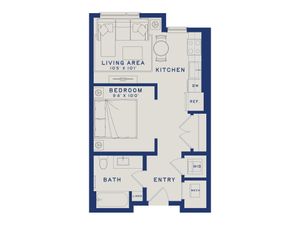 S3 | Studio | 530 sf