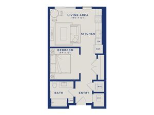 S7 | Studio | 580 sf