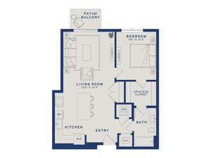 A18.1 | 1x1 | 774 sq ft