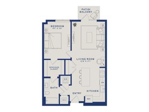 A18 | 1x1 | 774 sq ft