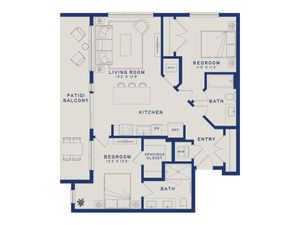 B5 | 2x2 | 989 sf