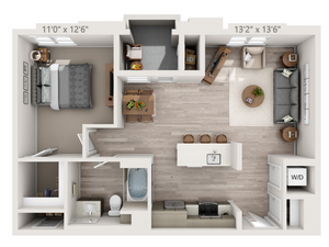 A5 | 1 bed 1 bath | from 809 square feet