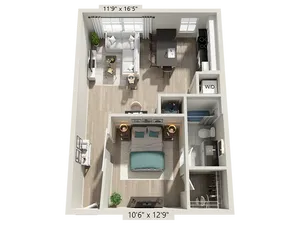 Studio S2 Floor Plan Image