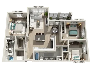 C1 Floor Plan Image