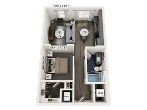 S1 | Studio | 620 sf