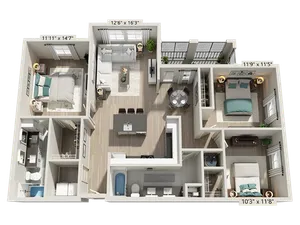C1 Floor Plan Image