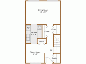 2 Bedroom Townhouse