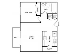 1 Bedroom 1 Bath